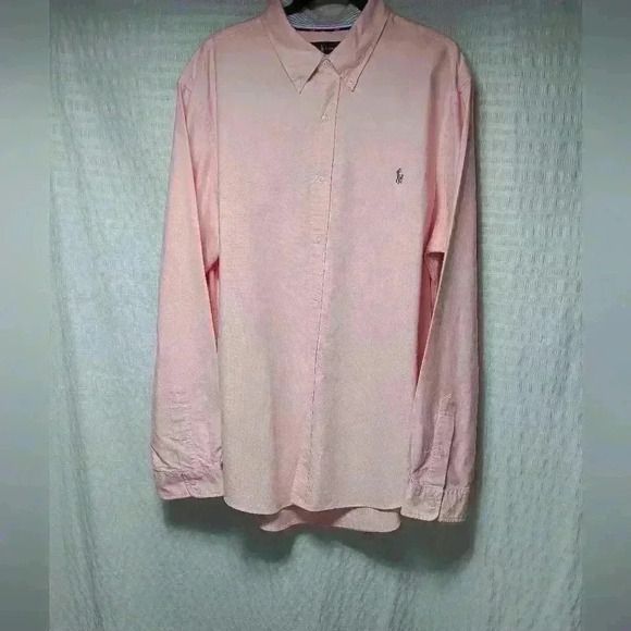RALPH LAUREN 💯 cotton long-sleeved button down. Slim  fit. 2XL - Picture 2 of 11
